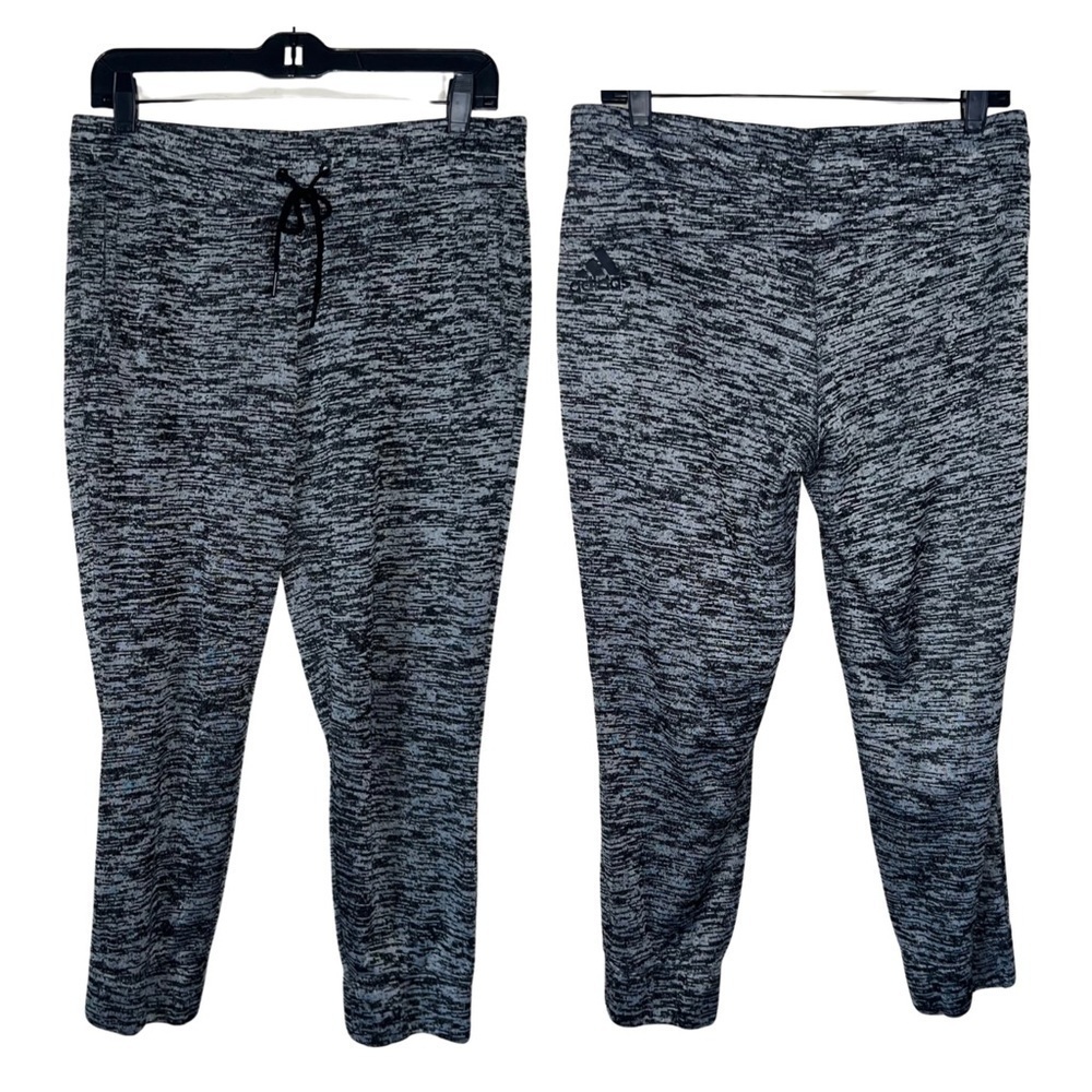 Adidas Joggers Heathered Black Women’s Size Medium